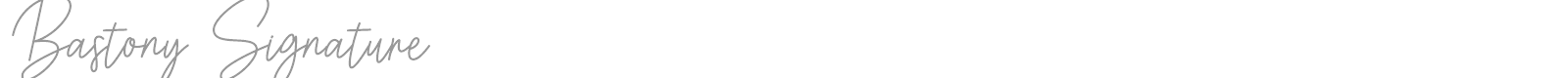 Bastony Signature font preview